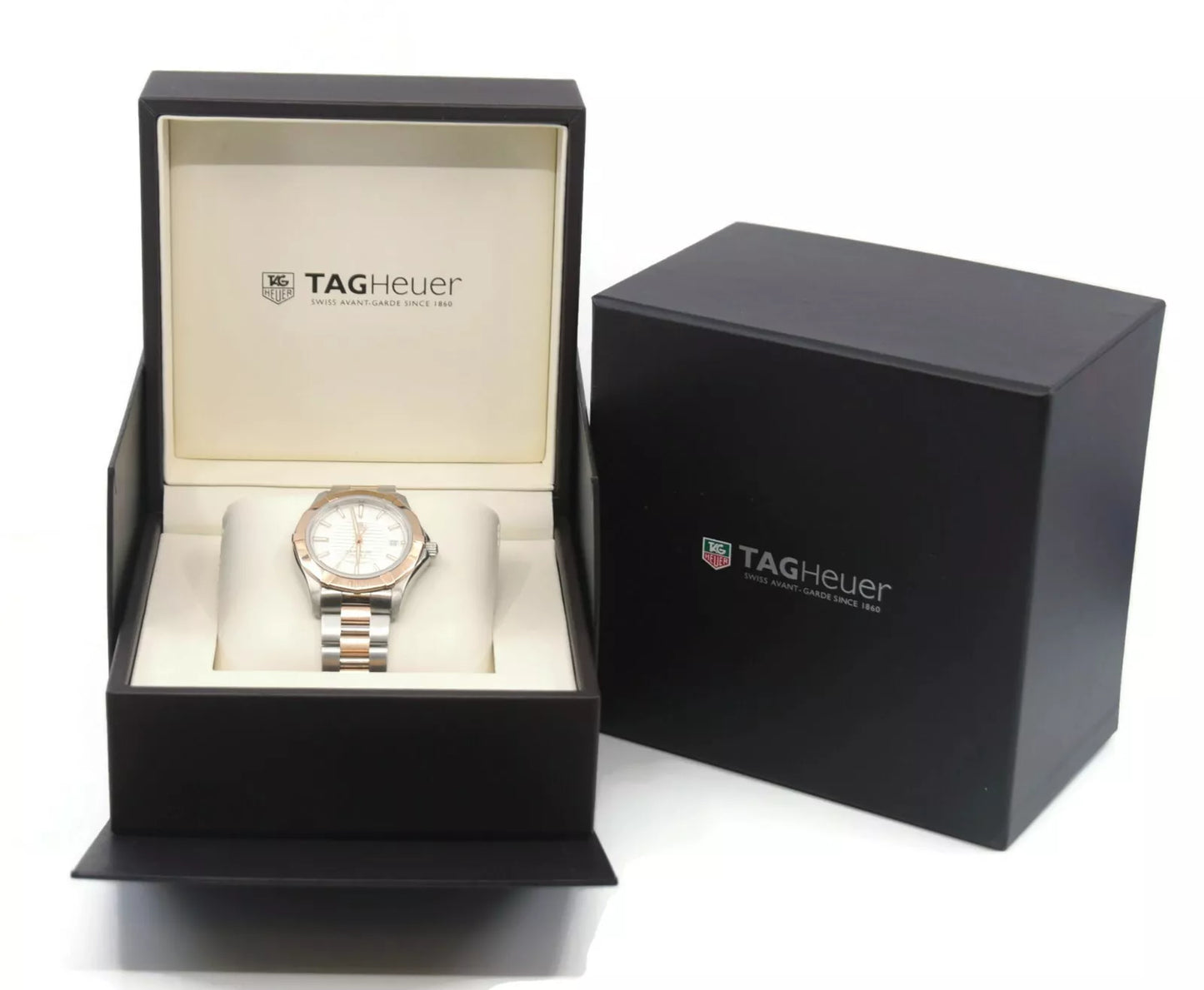 Tag Heuer Aquaracer 18K Rose Gold/Stainless Steel Watch WAP2150