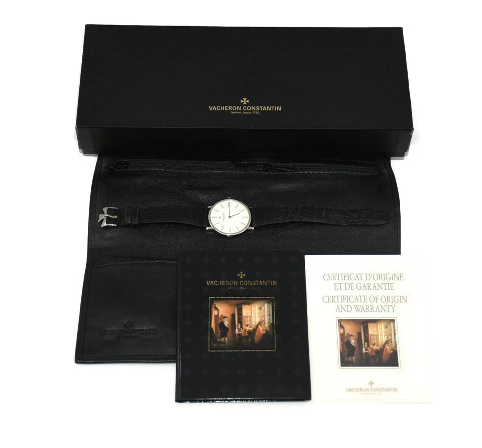 Vacheron Constantin Patrimony 18K White Gold Watch 33160