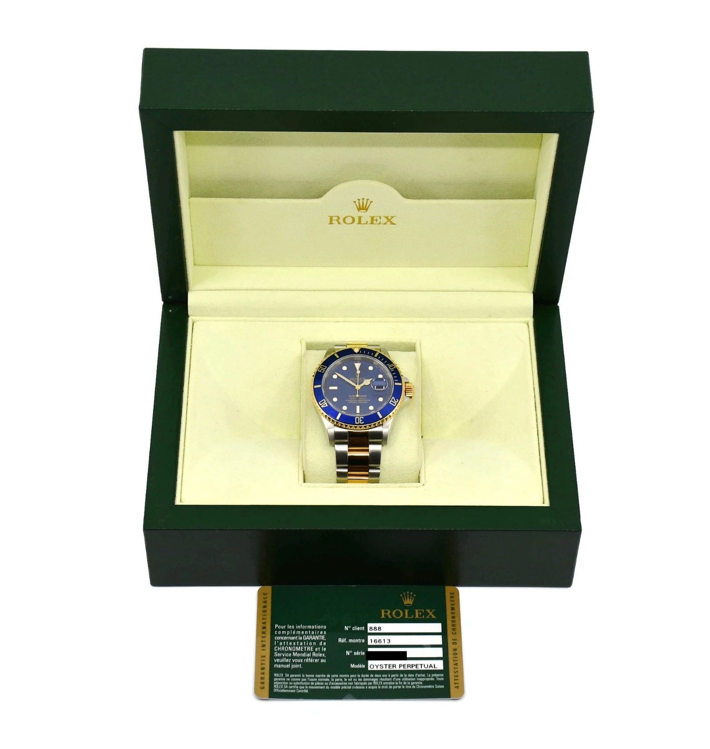 Rolex Submariner 18K/Stainless Steel Watch 16613