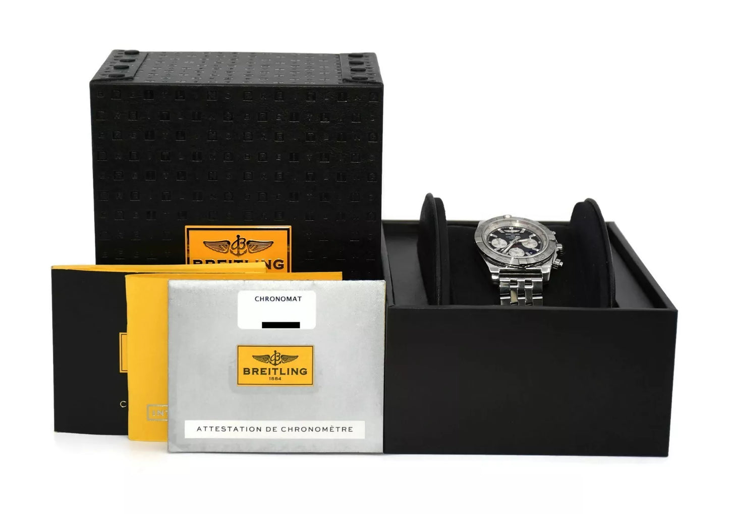 Breitling Chronomat Stainless Steel Watch AB0110