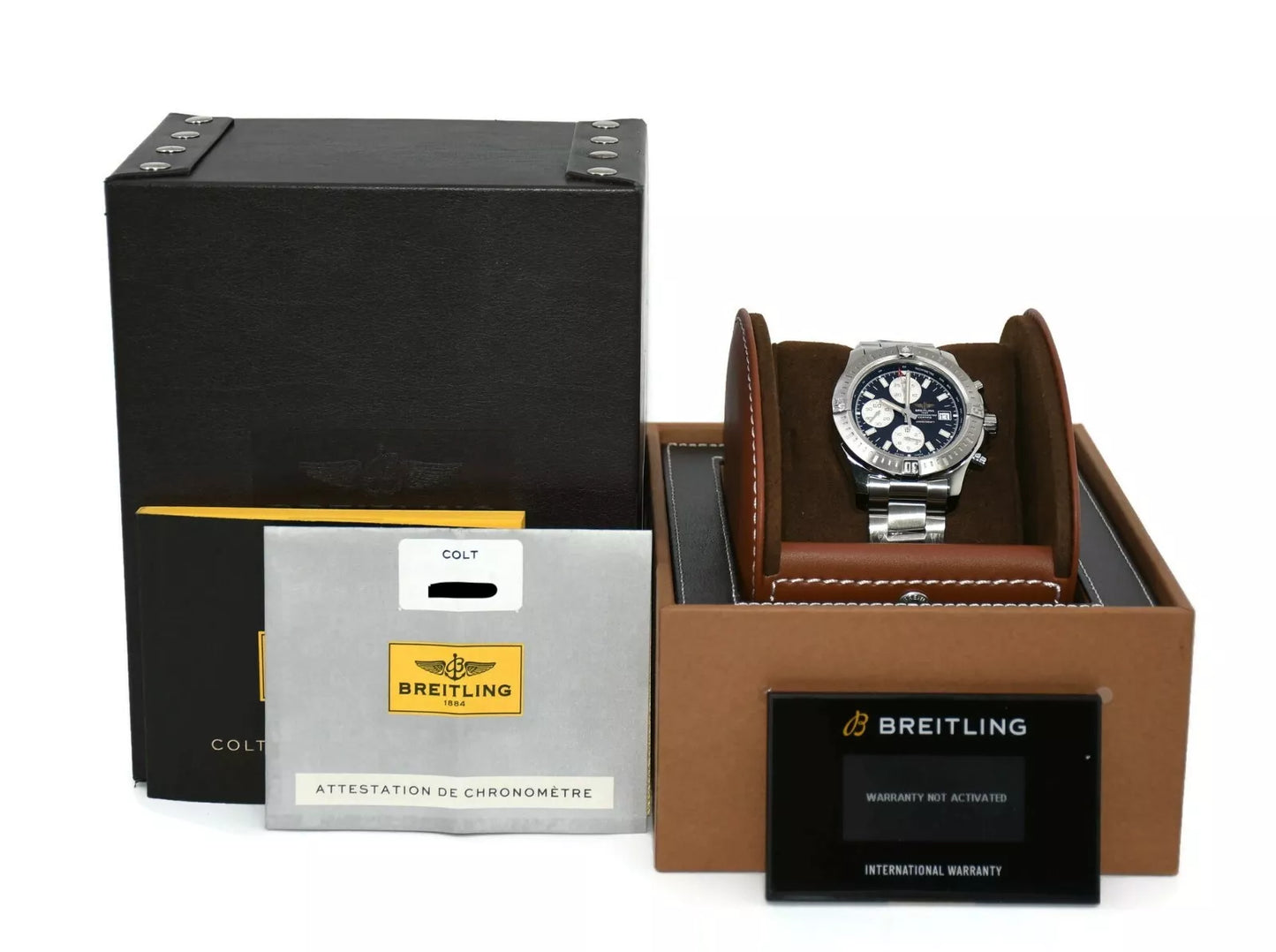 Breitling Colt Chronograph Stainless Steel Watch A13388