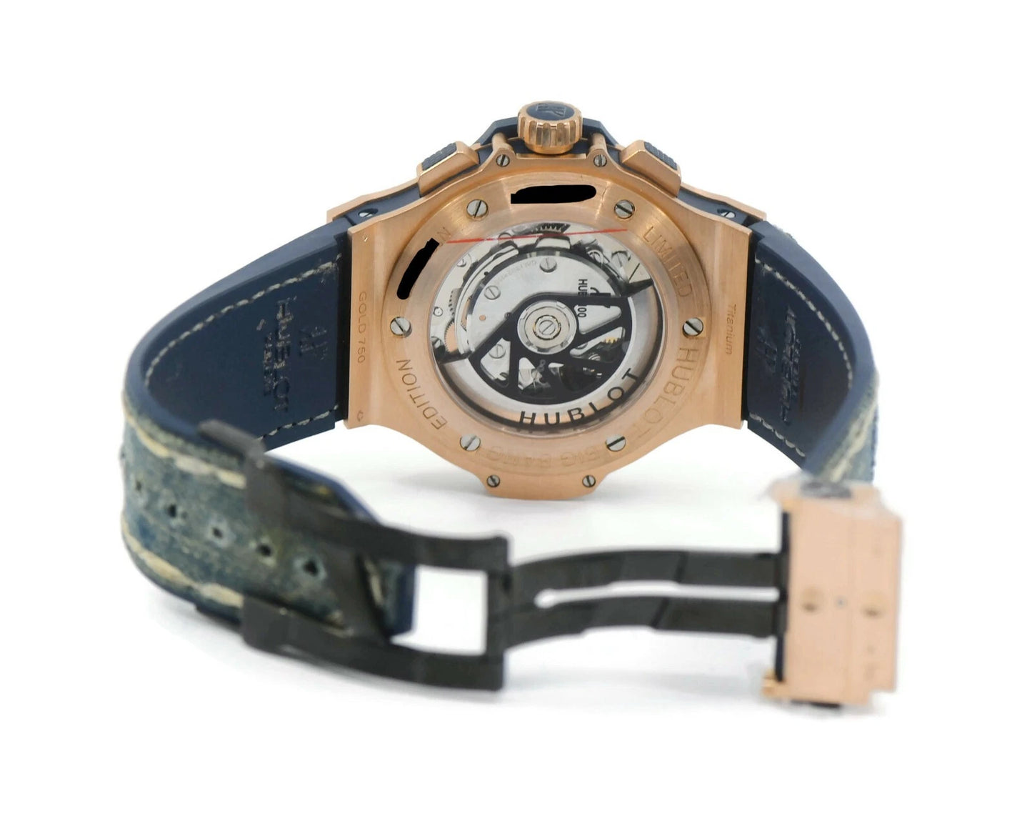 Hublot Big Bang Jeans 18K Rose Gold Watch 301.PL.2780.NR.JEANS
