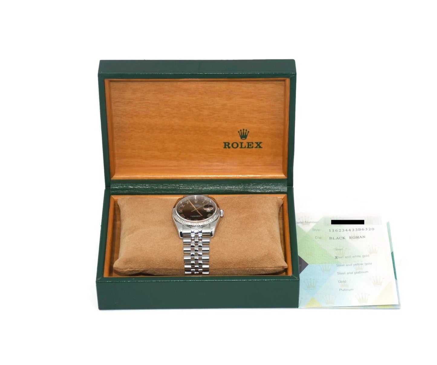 Rolex Datejust 36 Stainless Steel Watch 116234