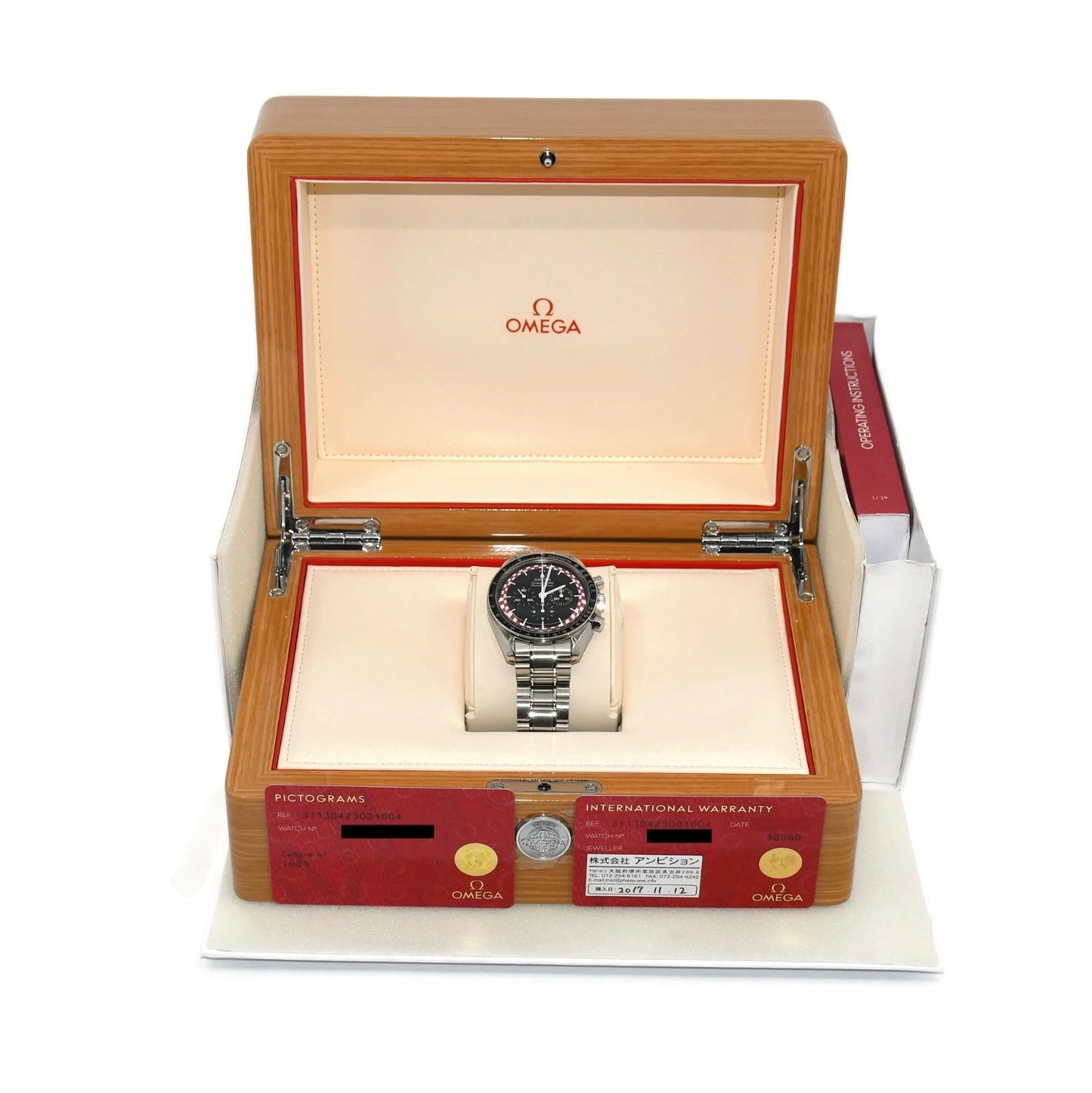 Omega Speedmaster TIN TIN Stainless Steel Watch 311.30.42.30.01.004