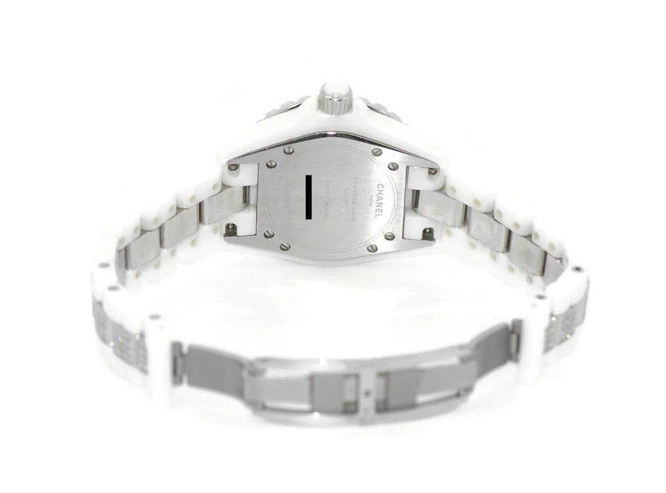 Chanel J12 Diamond White Ceramic Watch H1420
