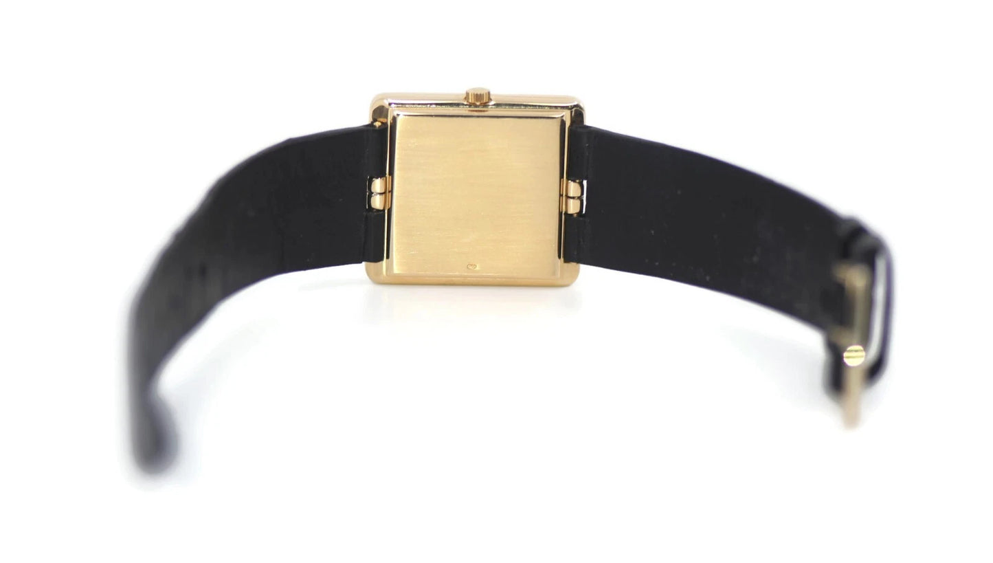 Patek Philippe Rectangular 18K Yellow Gold Watch 3599