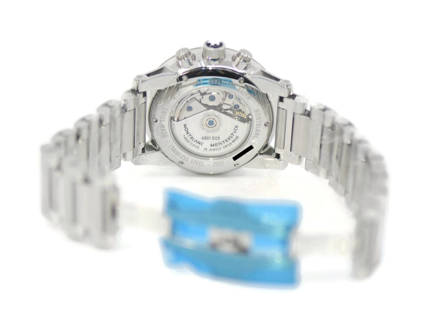 Montblanc Timewalker GMT Chronograph Stainless Steel Watch 107303