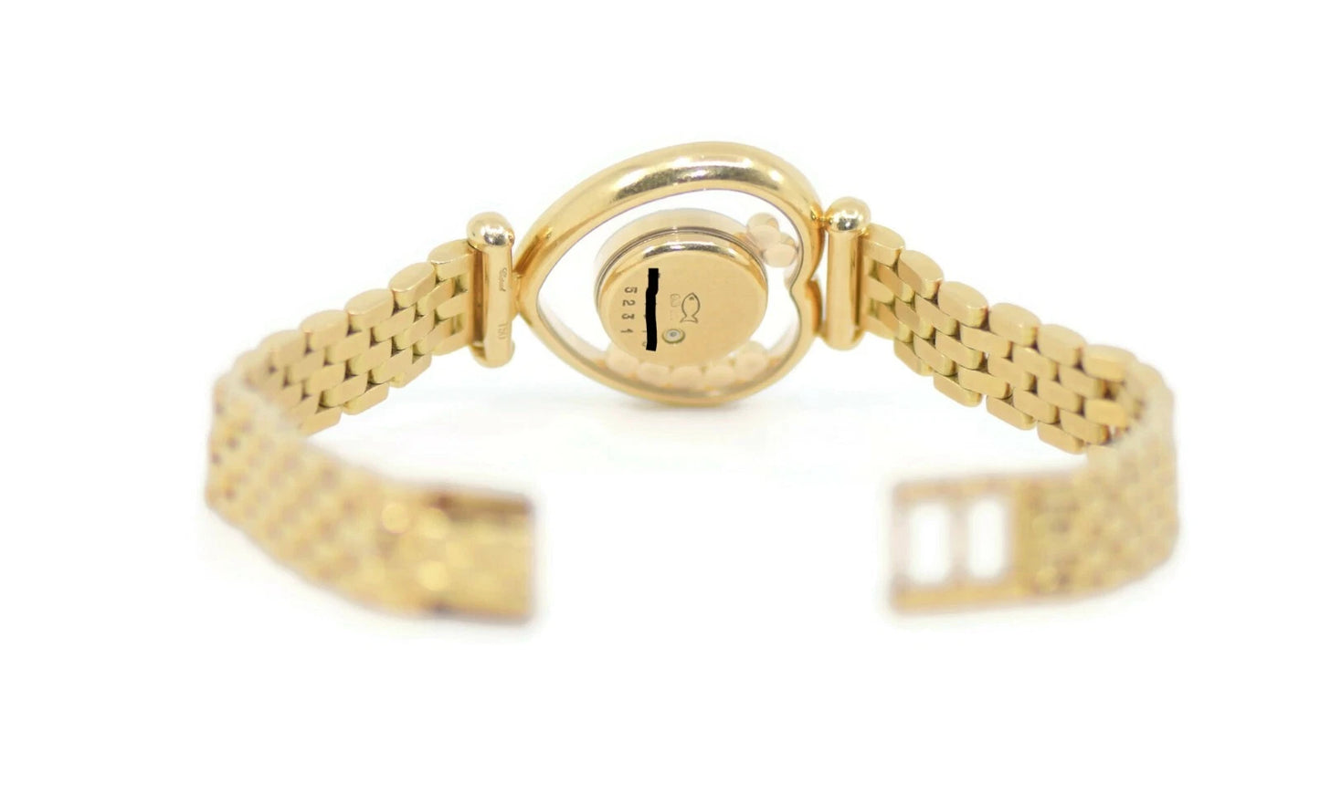 Chopard Happy Diamond 18K Yellow Gold Watch 5231