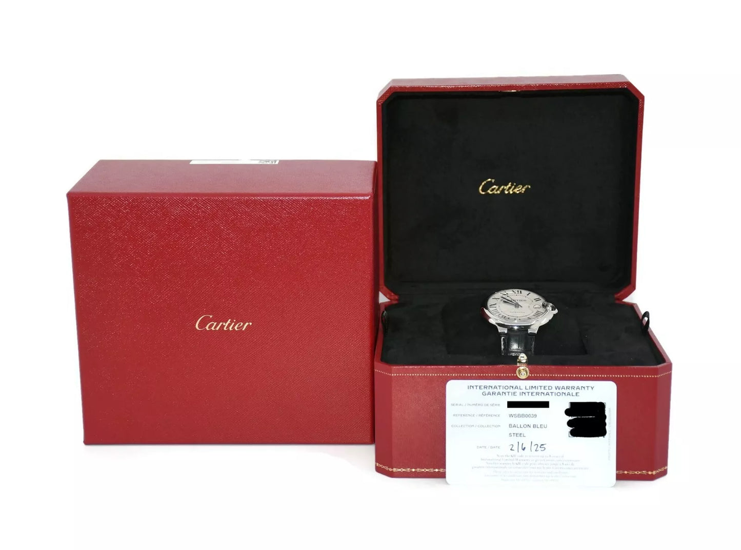Cartier Ballon Bleu Stainless Steel Watch WSBB0039