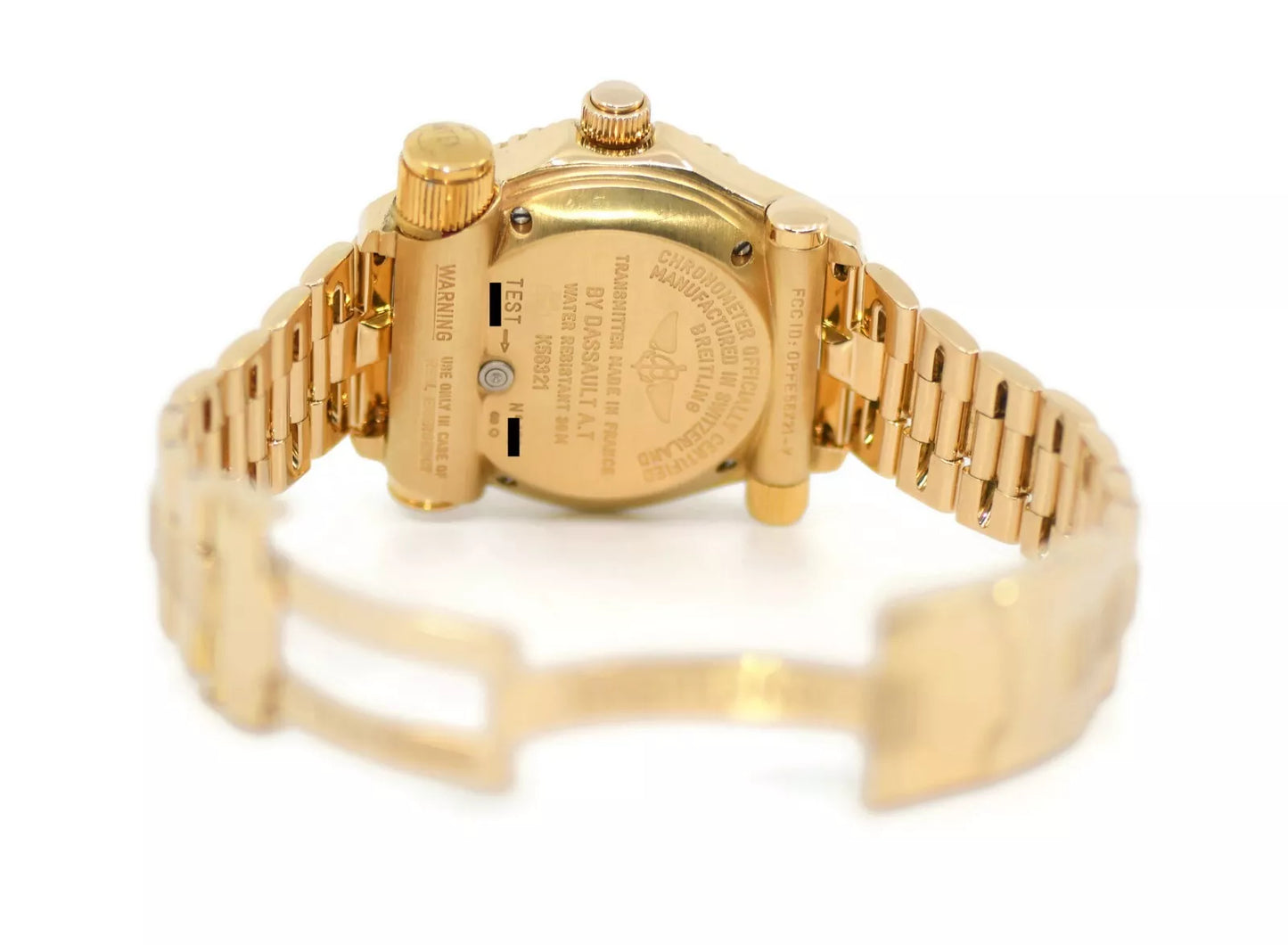Breitling Emergency 18K Yellow Gold Watch K56321