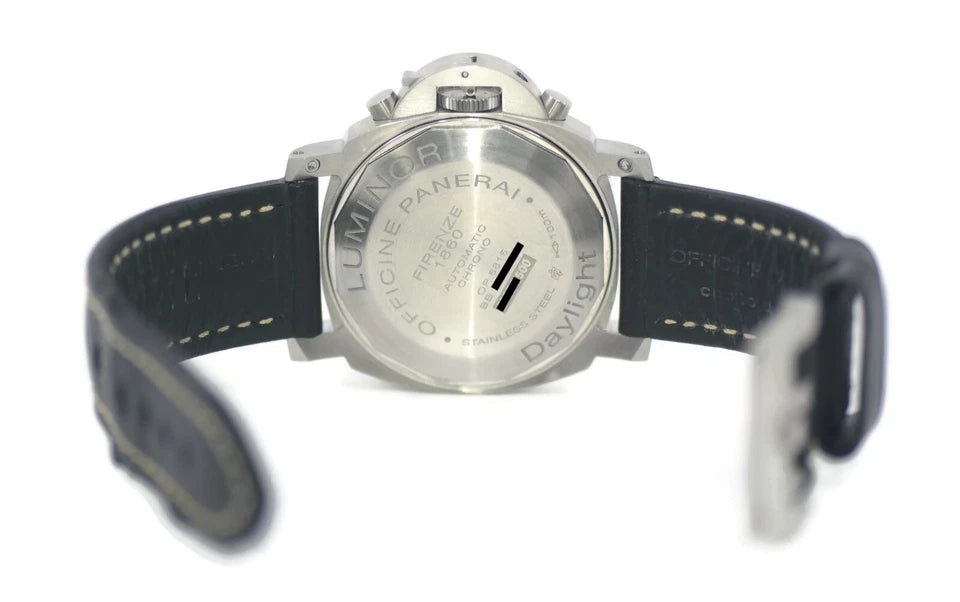 Panerai Luminor Daylight Chronograph Stainless Steel Watch PAM00356