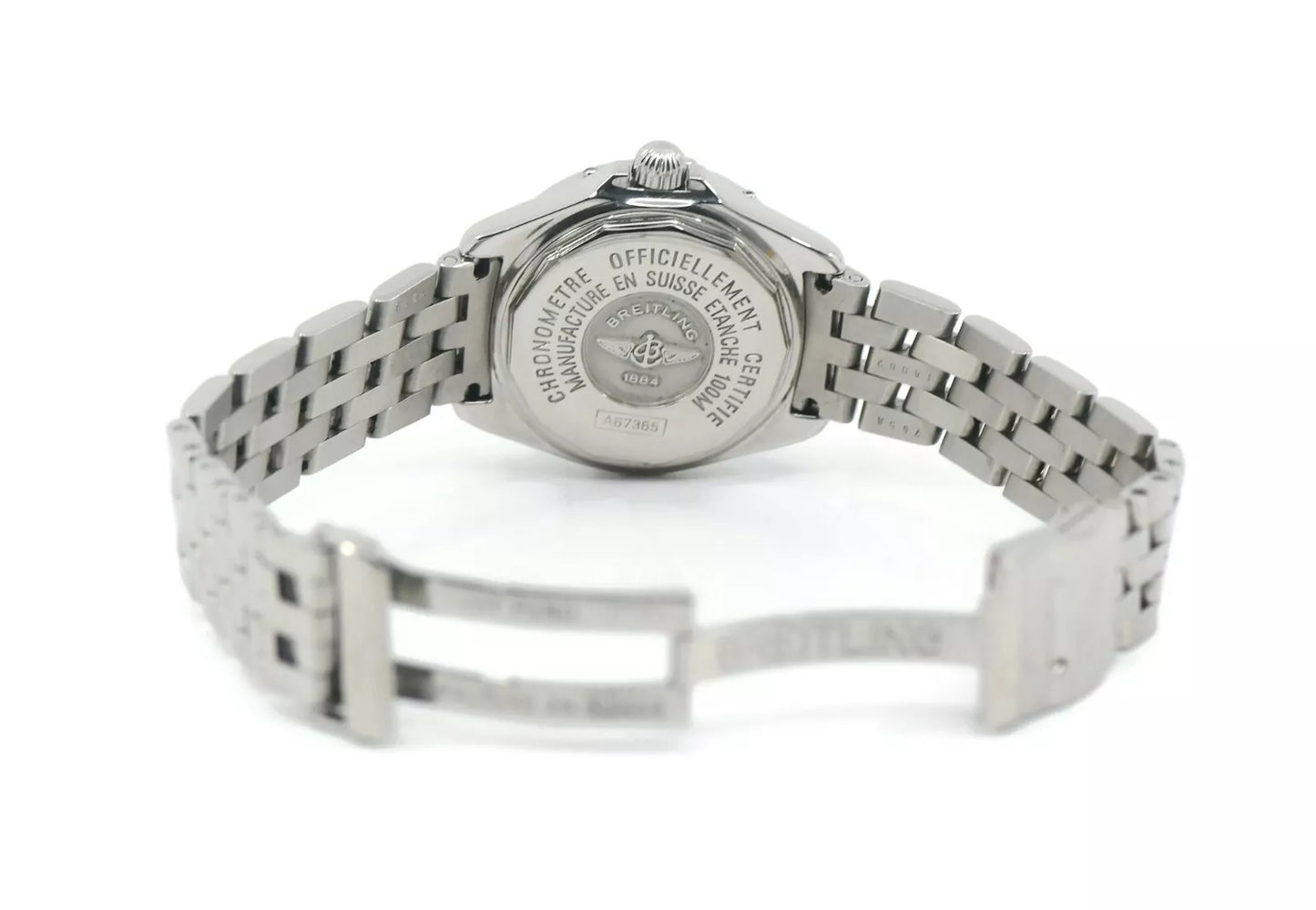 Breitling B-Class Diamond Stainless Steel Watch A67365