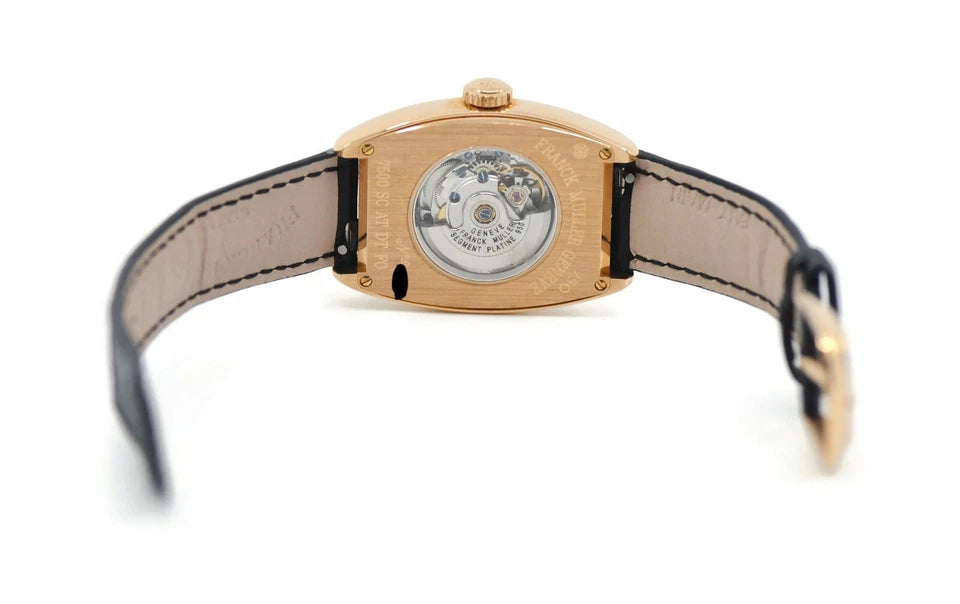Franck Muller Curvex 18K Rose Gold Watch 7500 SC AT