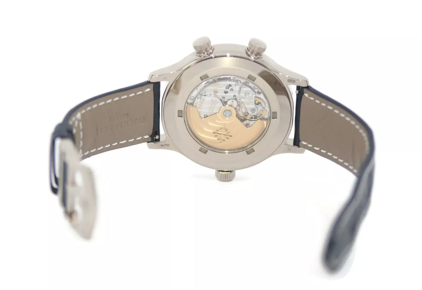 Patek Philippe Pilot Travel Time Tiffany & Co 18K White Gold Watch 5524G-001