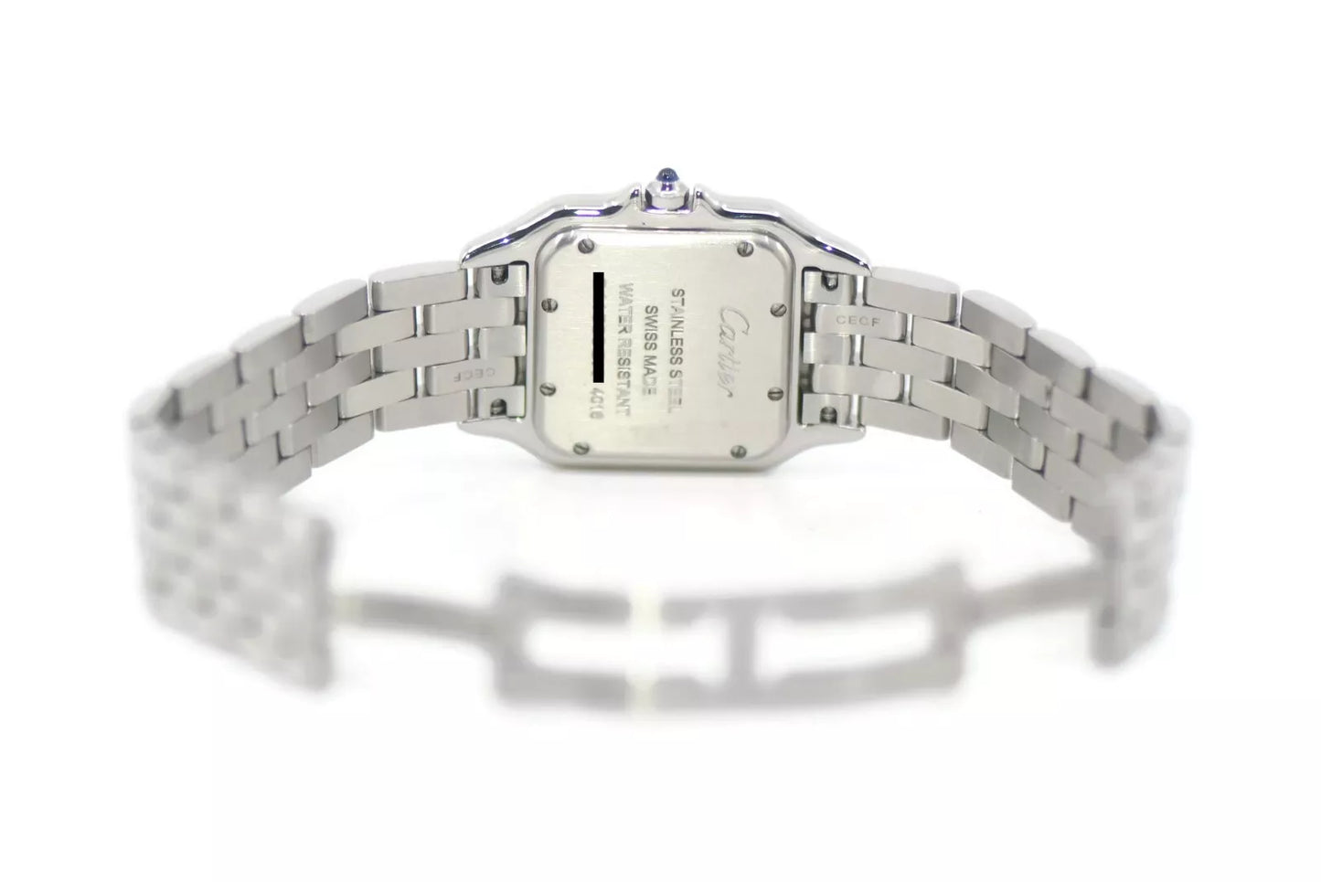 Cartier Panthere Diamond Stainless Steel Watch W4PN0008