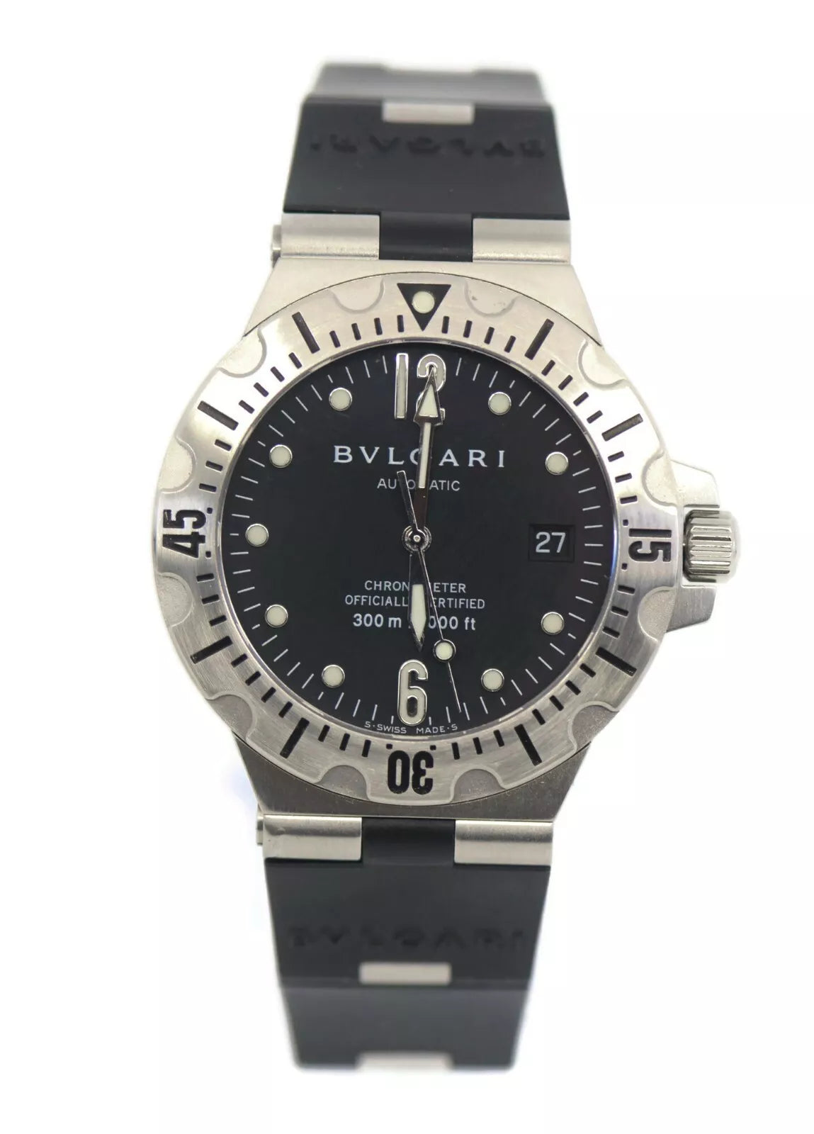 Bulgari Diagono Scuba Stainless Steel Watch SD40S