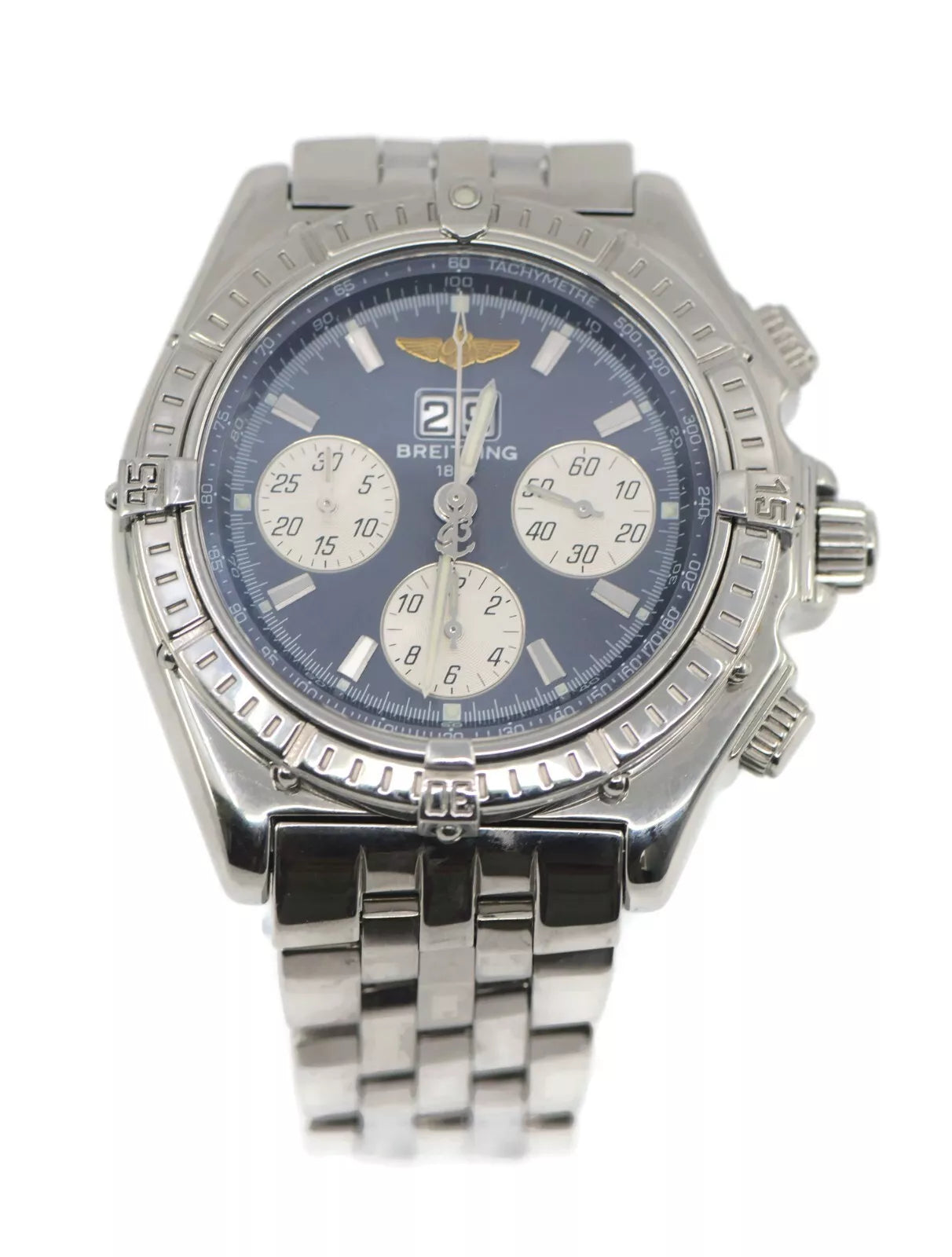 Breitling Crosswind Chronograph Stainless Steel Watch A44355