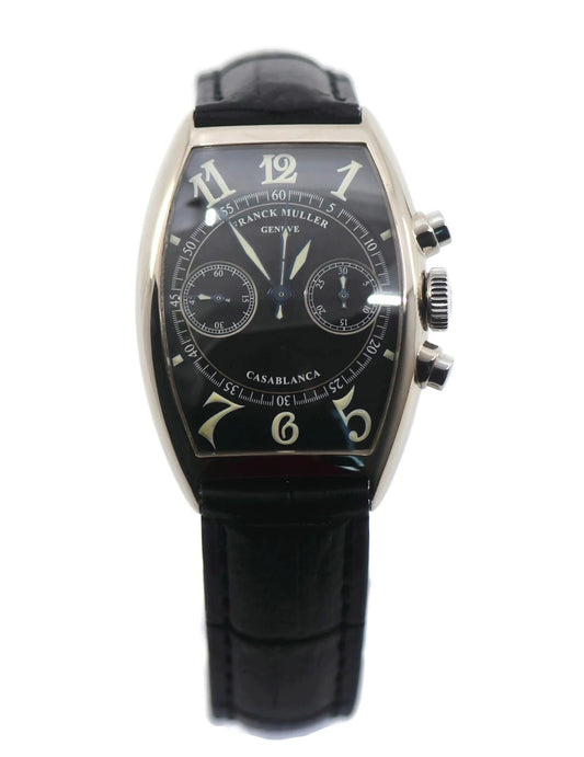 Franck Muller Casablanca Chronograph 18K White Gold Watch 5850CC