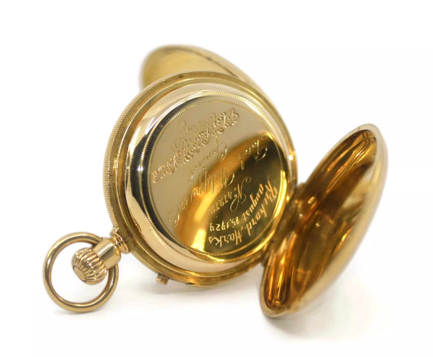Patek Philippe Hunter Case 1872 18K Yellow Gold Pocket Watch