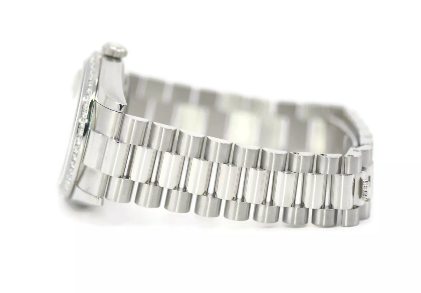 Rolex Day Date Diamond Meteorite Platinum Watch 118346