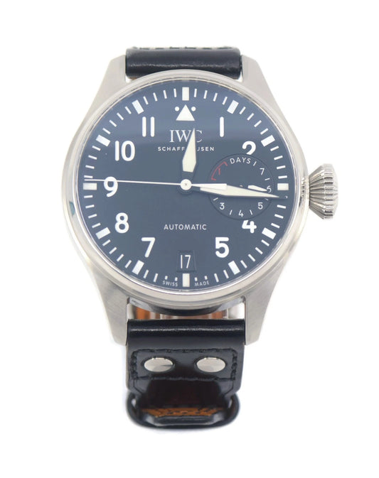 IWC Big Pilot 7 Day Stainless Steel Watch 5009
