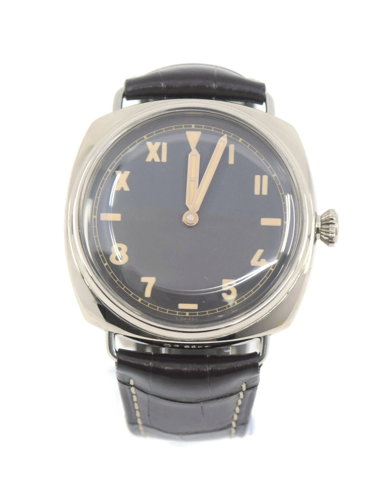 Panerai Radiomir 3 Day 18K White Gold Watch PAM376
