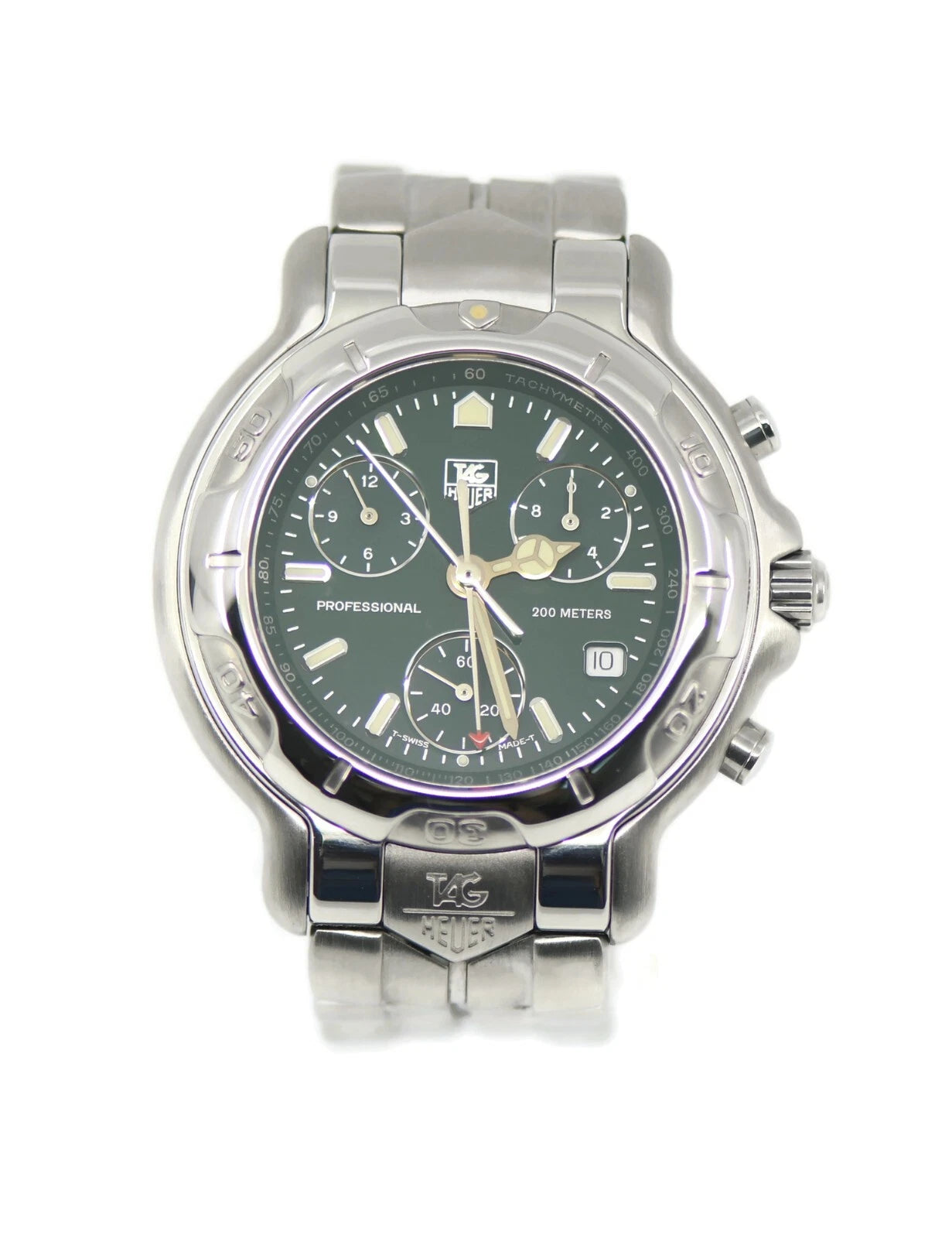 Tag Heuer 6000 Chronograph Stainless Steel Watch CH1112