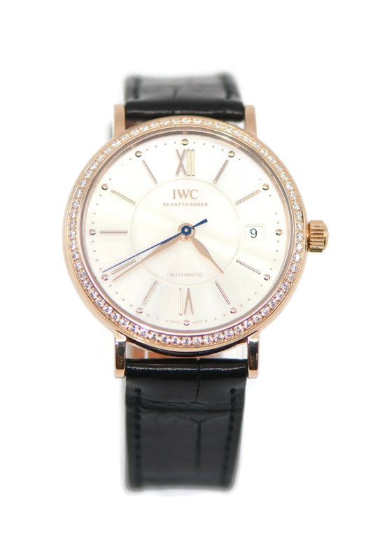 IWC Portofino Diamond 18K Rose Gold Watch IW458107