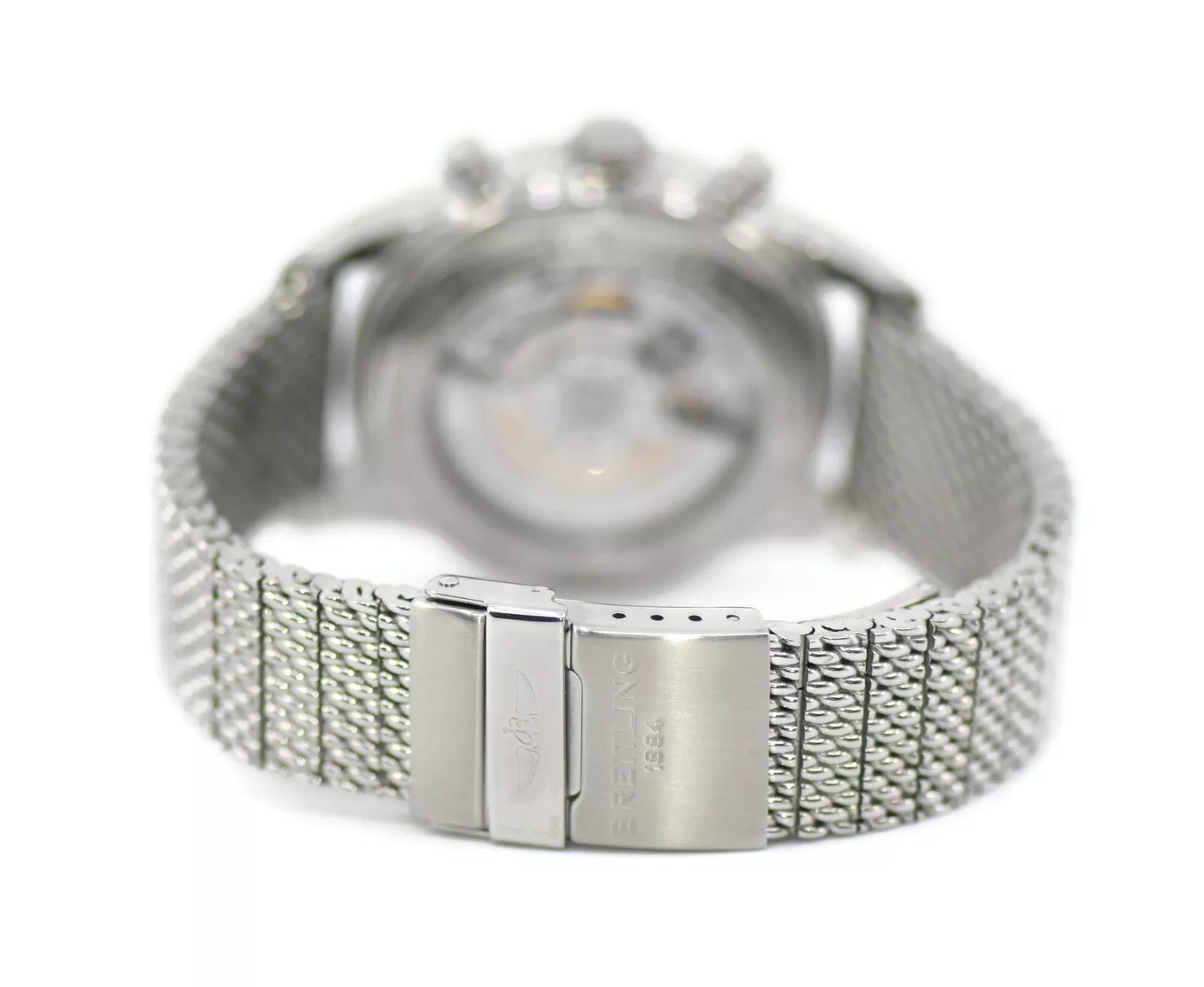 Breitling Transocean Chronograph Stainless Steel Watch AB0151