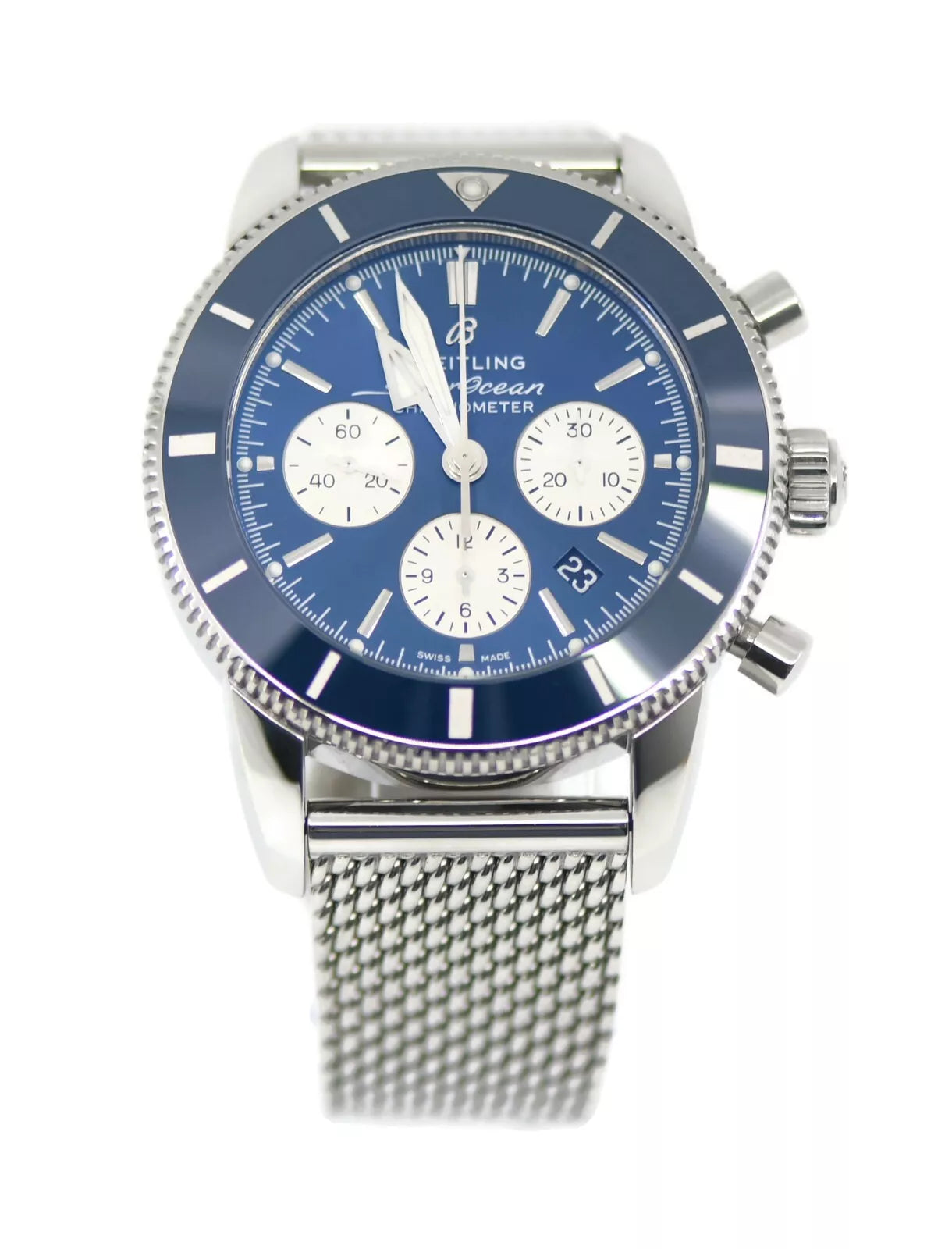 Breitling Soperocean Heritage II Chronograph Stainless Steel Watch AB0162