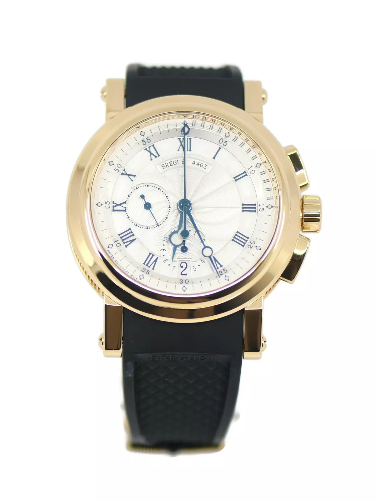 Breguet Marine Chronograph 18K Yellow Gold Watch 5827BA