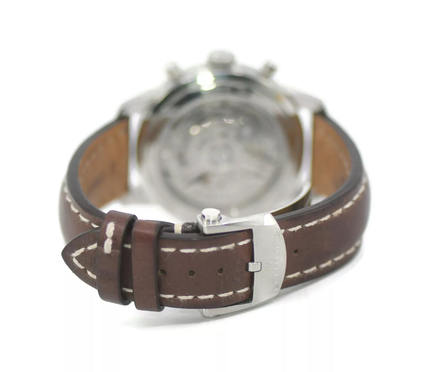 Breitling Top Time Triumph Chronograph Stainless Steel Watch AB0176