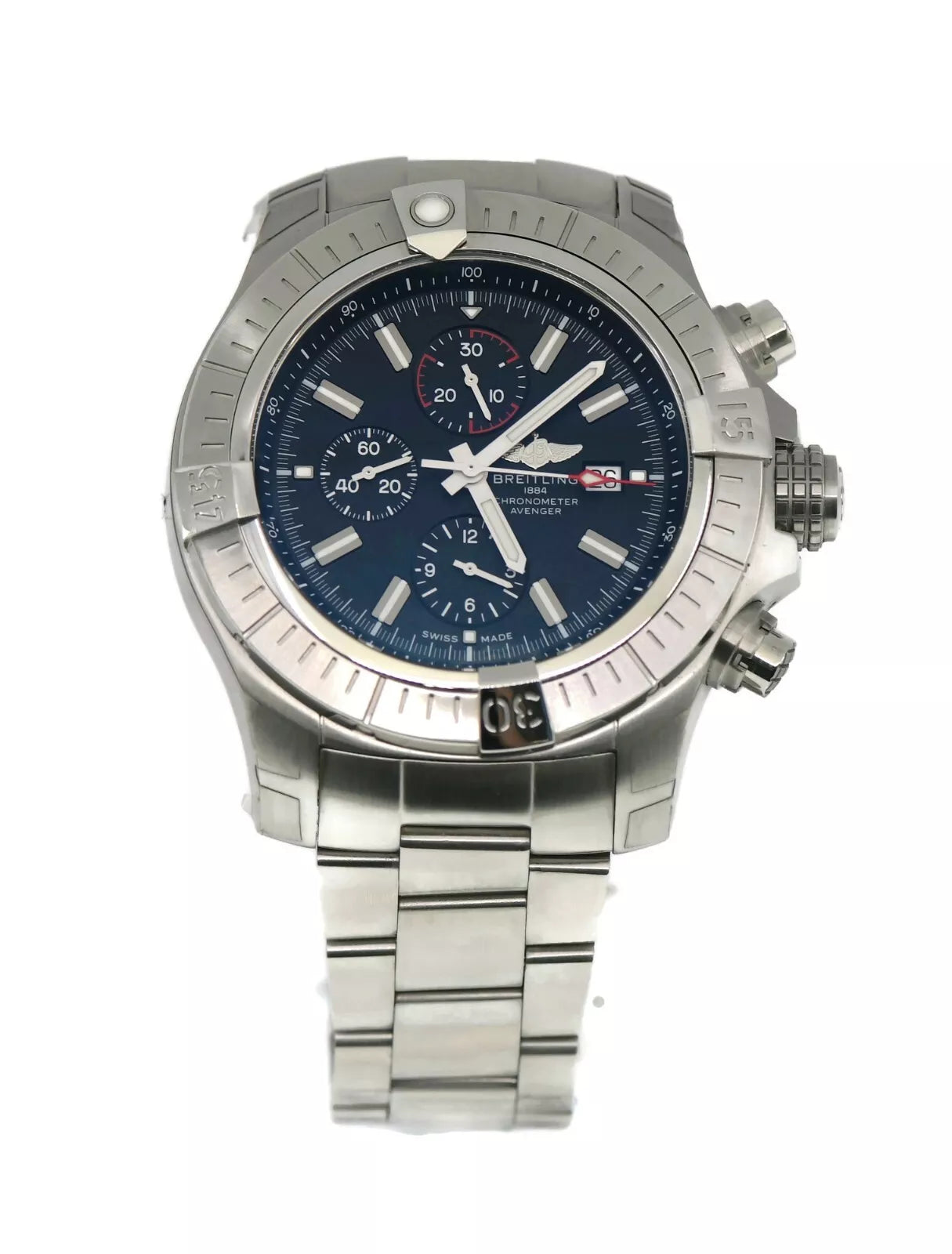 Breitling Super Avenger Chronograph Stainless Steel Watch A13375
