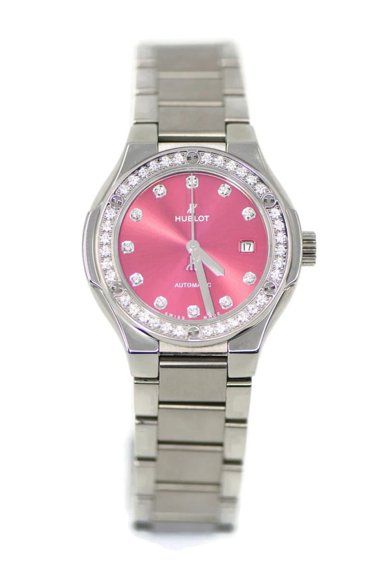 Hublot Classic Fusion Diamond Titanium Watch 585.NX.897V.NX.1204