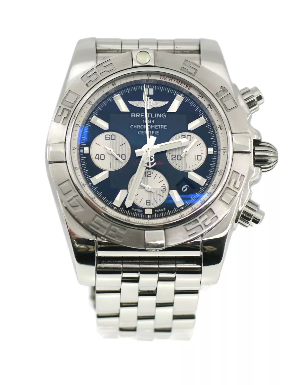 Breitling Chronomat Stainless Steel Watch AB0110