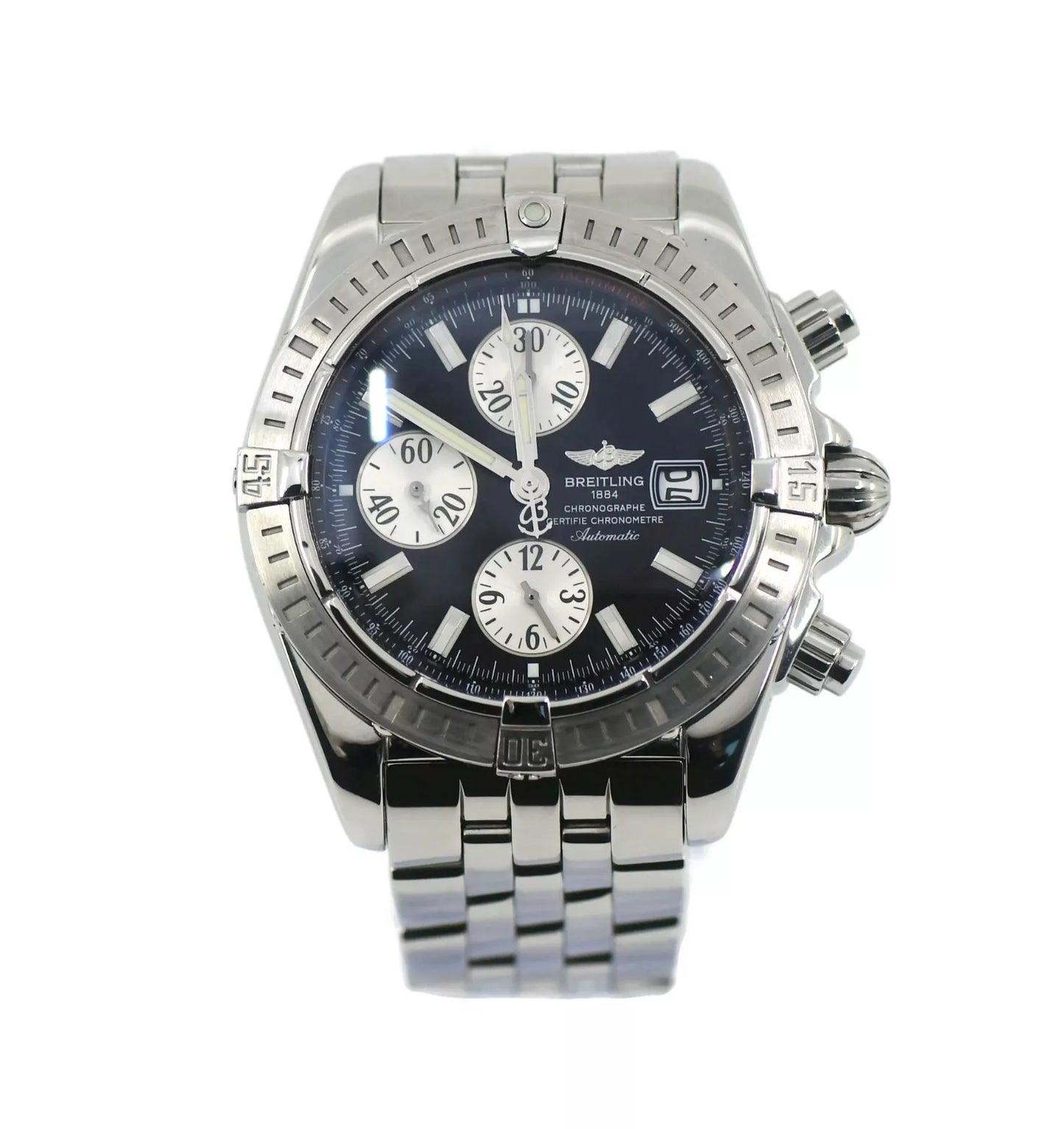 Breitling Evolution Chronograph Stainless Steel Watch A13356