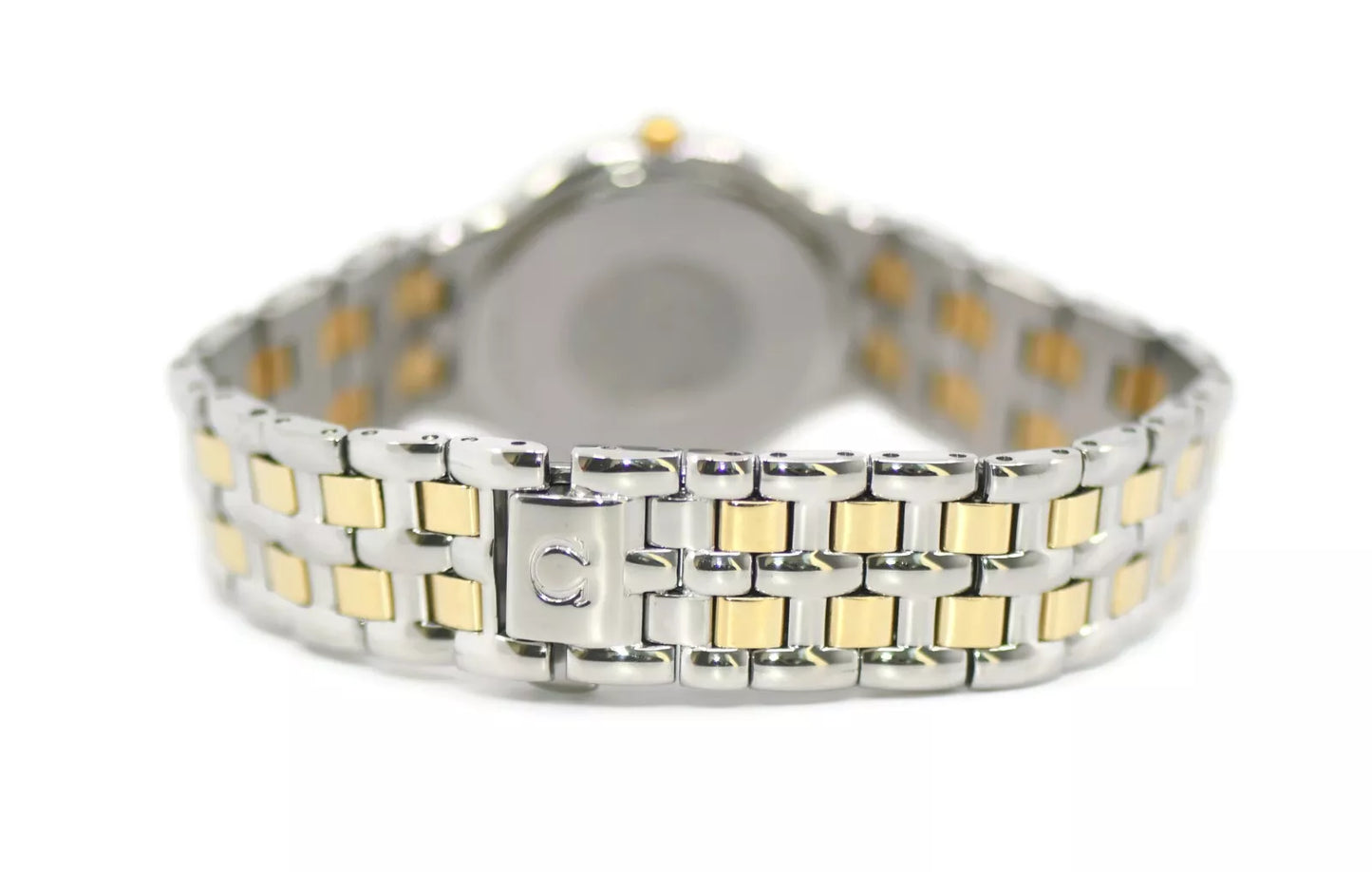 Omega DeVille Two Tone Stainless Steel Watch