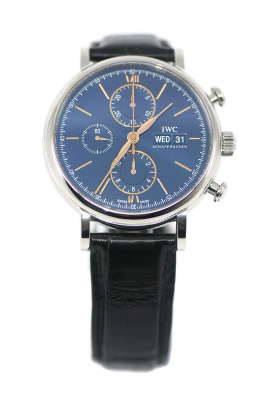 IWC Portofino Chronograph Stainless Steel Watch IW391036