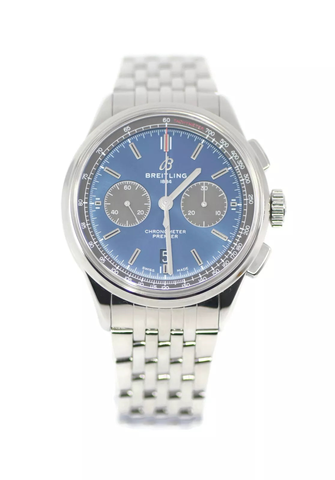 Breitling Premier B01 Chronograph Stainless Steel Watch AB0118