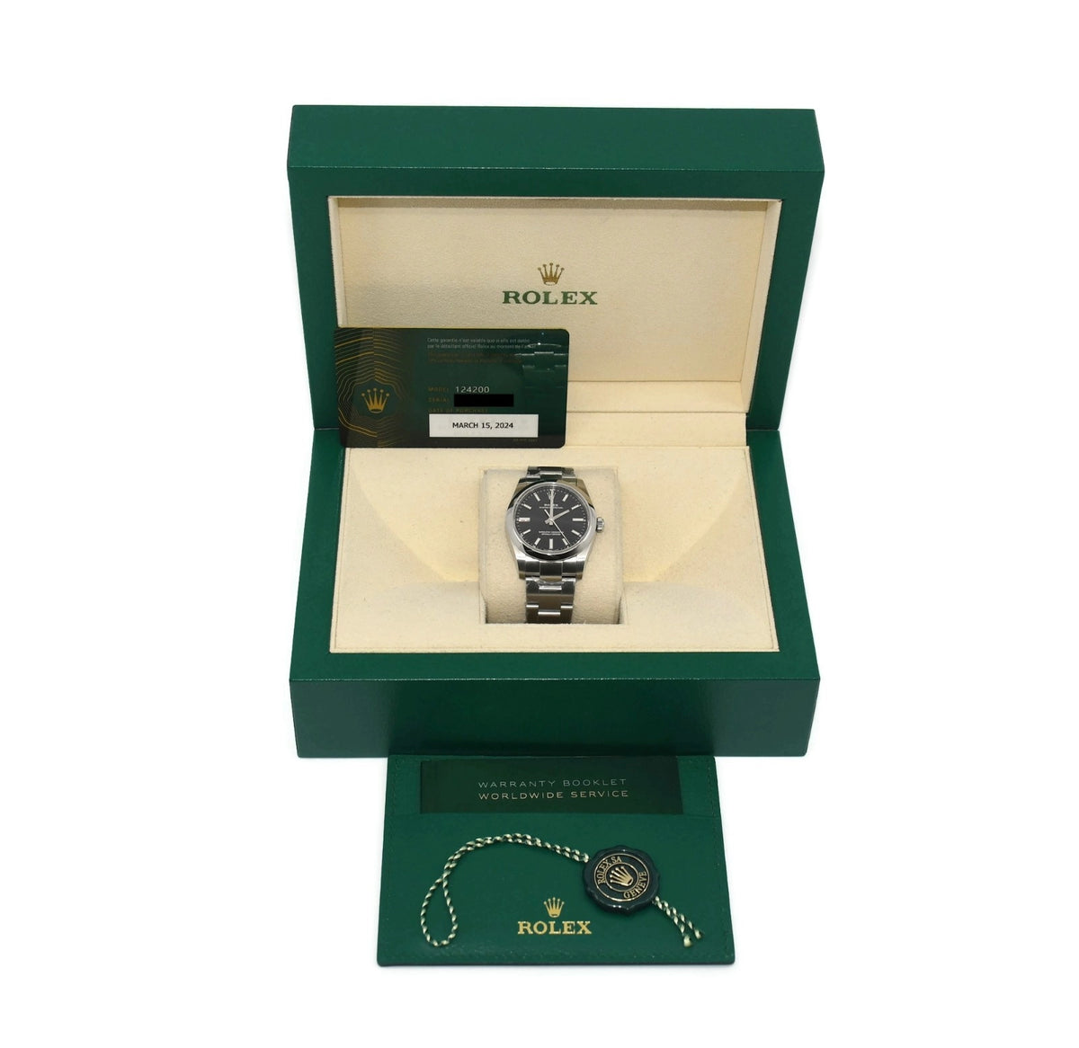 Rolex Oyster Perpetual 34 Stainless Steel Watch 124200