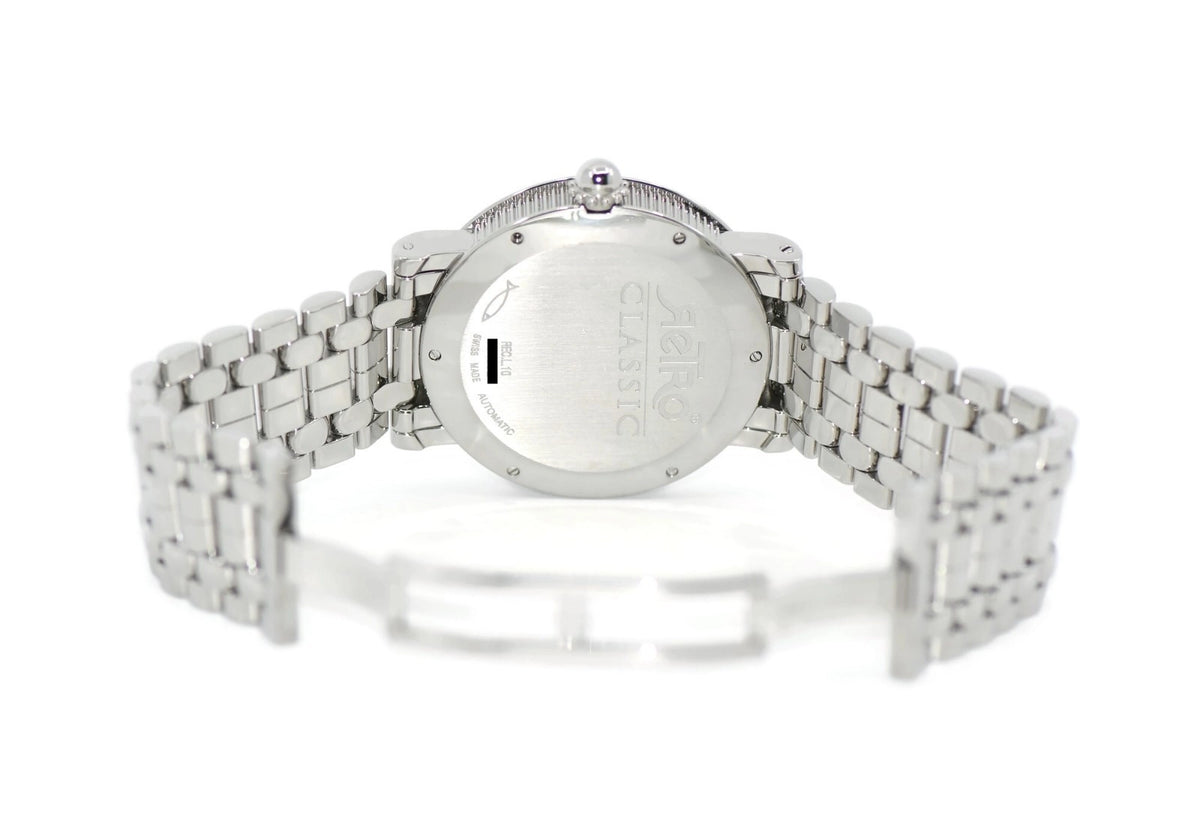Gerald Genta Retro Jump Hour Stainless Steel Watch REC.L.10