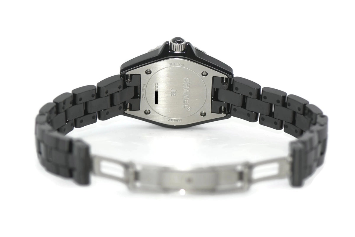 Chanel J12 Diamond Black Ceramic Watch H2569