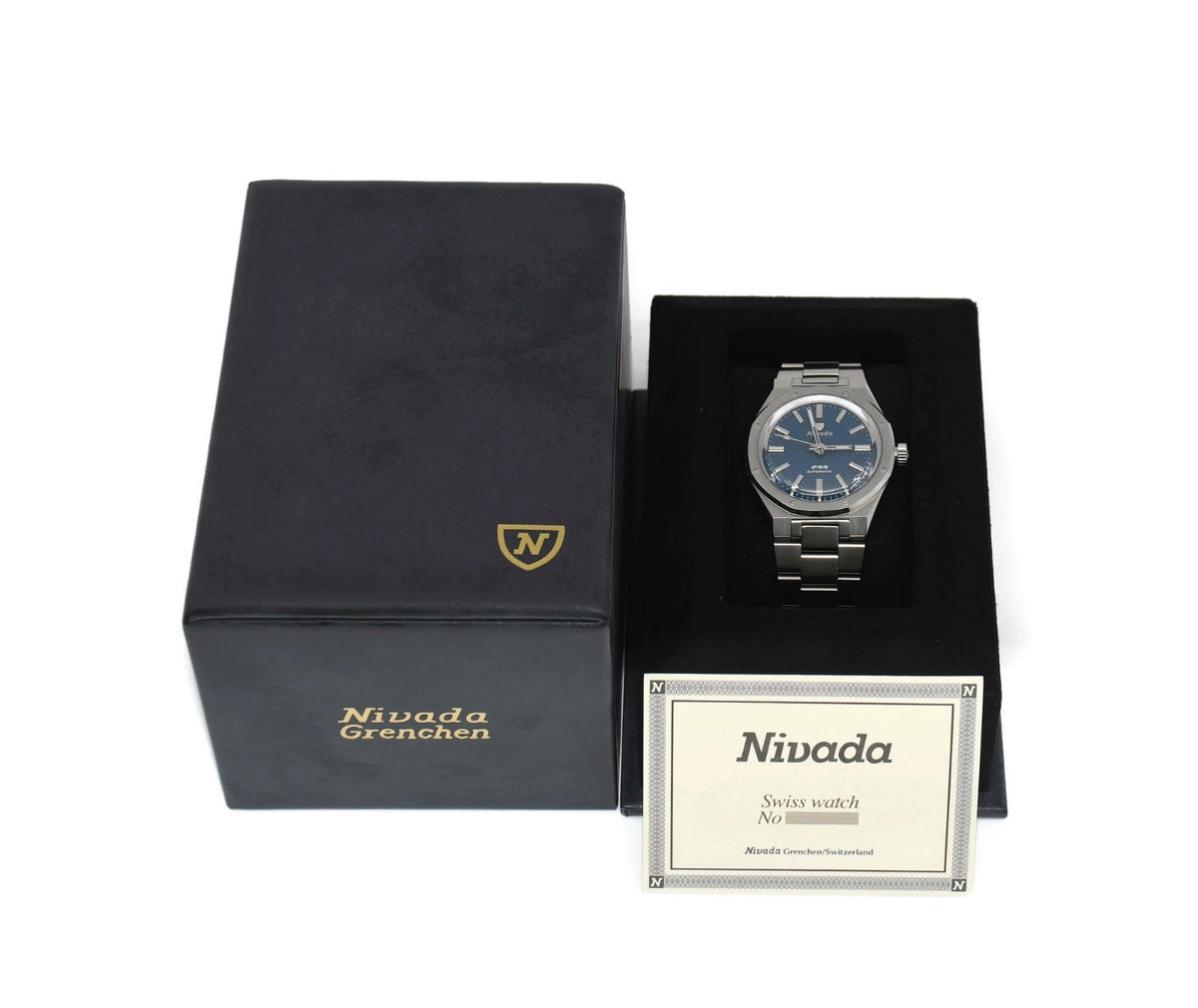 Nivada Grenchen F77 Stainless Steel Watch