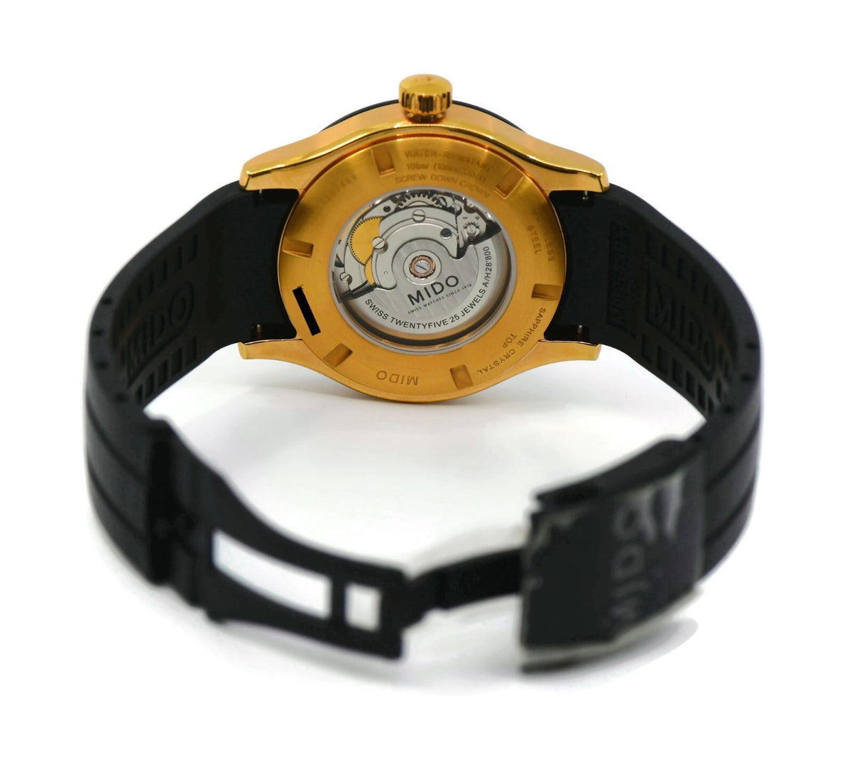 Mido Multifort Gold Tone Stainless Steel Watch M005.430.37.057.09