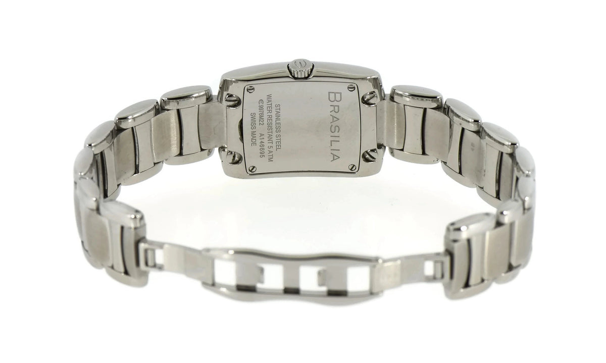 Ebel Brasillia Diamond Stainless Steel Watch E9976M22