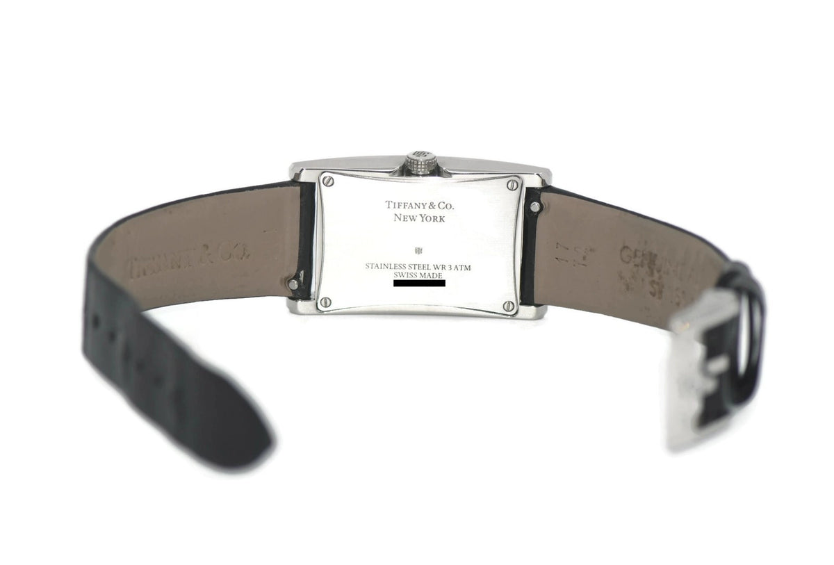 Tiffany & Co East West Diamond Stainless Steel Watch