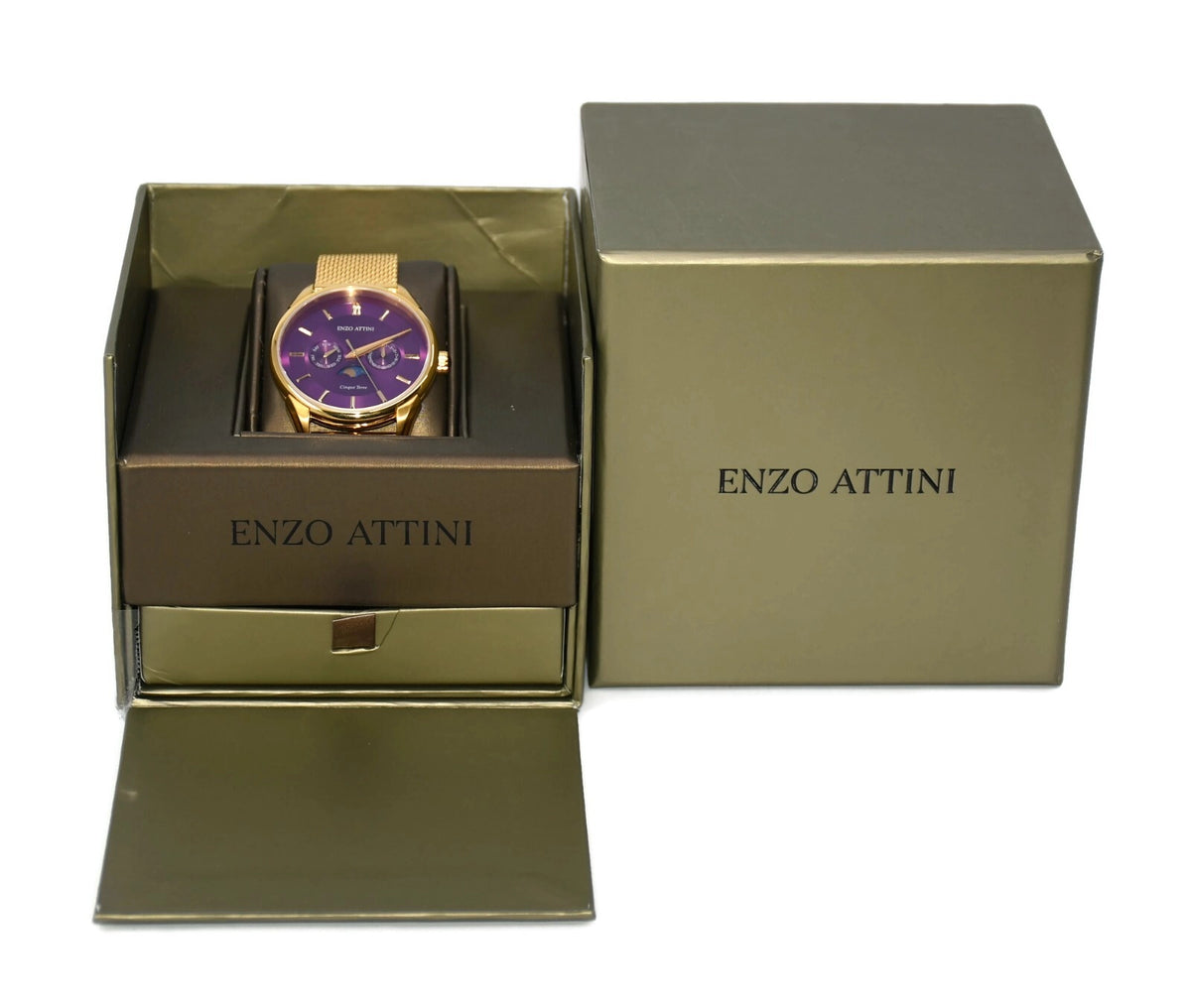 Enzo Attini Stainless Steel Watch
