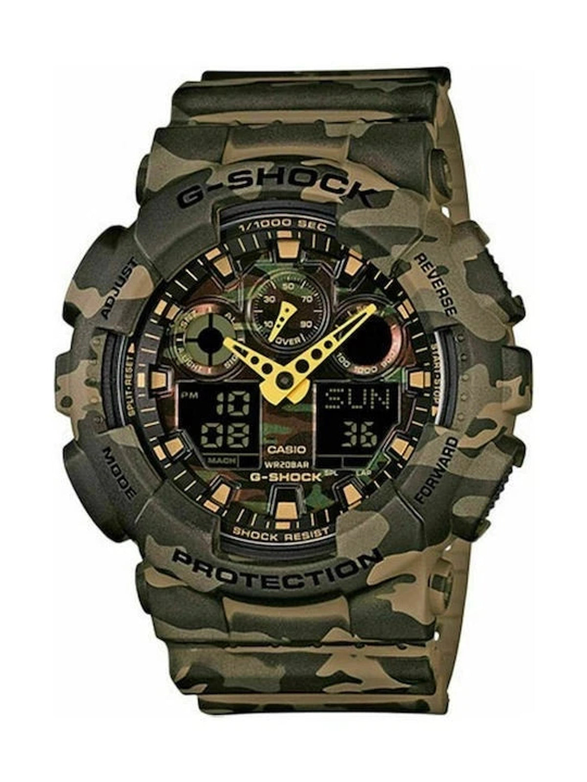 Casio G-Shock Marble Camouflage Watch GA-100MM-5A