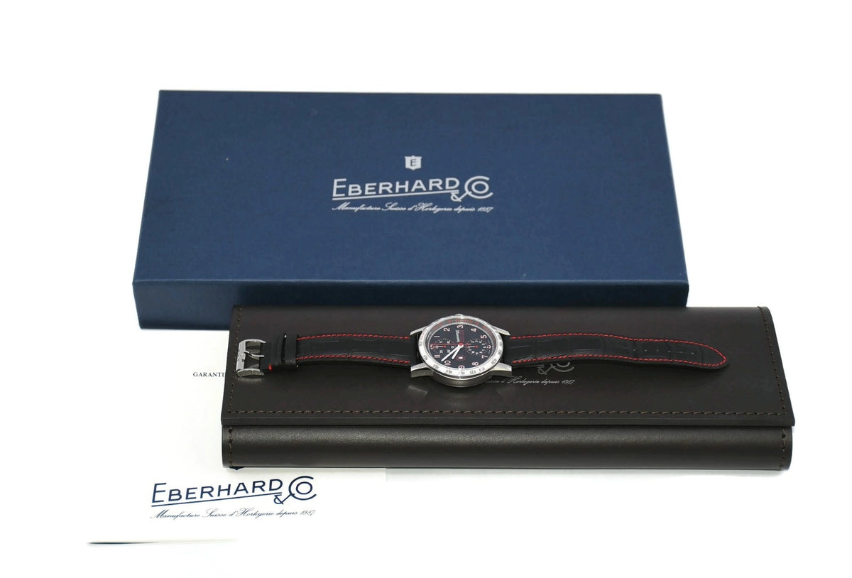 Eberhard Grand Prix Stainless Steel Watch 31056
