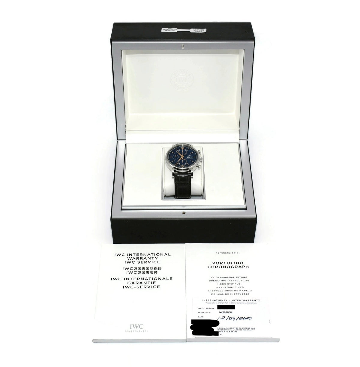 IWC Portofino Chronograph Stainless Steel Watch IW391036